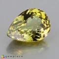 Natural Grossular garnet 3.97 Carats Yellow Pear 10x7 mm Loose Gemstone - Image 4