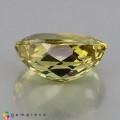 Natural Grossular garnet 3.61 Carats Vivid Yellow Oval 11x8 mm Loose Gemstone - Image 2