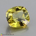 Natural Grossular garnet 2.47 Carats Vivid Yellow Cushion 8x7 mm Loose Gemstone - Image 2