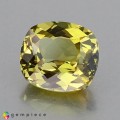 Natural Grossular garnet 2.47 Carats Vivid Yellow Cushion 8x7 mm Loose Gemstone - Image 3