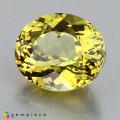 Natural Grossular garnet 3.06 Carats Vivid Yellow Oval 9x8 mm Loose Gemstone - Image 3