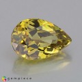 Natural Grossular garnet 2.50 Carats Vivid Yellow Pear 10x7 mm Loose Gemstone - Image 4