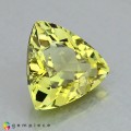 Natural Grossular garnet 2.63 Carats Vivid Yellow Trilliant  9x9 mm Loose Gemstone - Image 5
