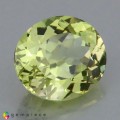 Natural Grossular garnet 1.91 Carats Yellow Oval 8x7 mm Loose Gemstone - Image 2