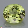 Natural Grossular garnet 1.91 Carats Yellow Oval 8x7 mm Loose Gemstone - Image 1