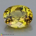 Natural Grossular garnet 2.29 Carats Yellow Oval 9x7 mm Loose Gemstone - Image 2
