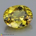 Natural Grossular garnet 2.29 Carats Yellow Oval 9x7 mm Loose Gemstone - Image 1