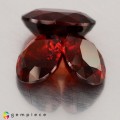 Natural Hessonite garnet 34.65 Carats Cinnamon Red Oval 15x12 mm Loose Gemstone - Image 2