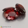 Natural Hessonite garnet 34.65 Carats Cinnamon Red Oval 15x12 mm Loose Gemstone - Image 4