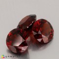 Natural Hessonite garnet 36.81 Carats Cinnamon Red Oval 14x13 mm Loose Gemstone - Image 1