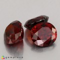 Natural Hessonite garnet 36.81 Carats Cinnamon Red Oval 14x13 mm Loose Gemstone - Image 2
