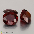 Natural Hessonite garnet 36.81 Carats Cinnamon Red Oval 14x13 mm Loose Gemstone - Image 3