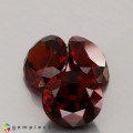 Natural Hessonite garnet 36.81 Carats Cinnamon Red Oval 14x13 mm Loose Gemstone - Image 4