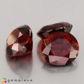 Natural Hessonite garnet 36.81 Carats Cinnamon Red Oval 14x13 mm Loose Gemstone - Image 6