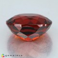 Natural Hessonite garnet 6.75 Carats Reddish Orange Oval 12x10 mm Loose Gemstone - Image 2
