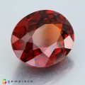 Natural Hessonite garnet 6.75 Carats Reddish Orange Oval 12x10 mm Loose Gemstone - Image 4