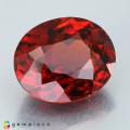 Natural Hessonite garnet 6.75 Carats Reddish Orange Oval 12x10 mm Loose Gemstone - Image 5