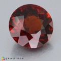 Natural Hessonite garnet 6.30 Carats Orange Red Round 11x7 mm Loose Gemstone - Image 4