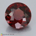 Natural Hessonite garnet 6.30 Carats Orange Red Round 11x7 mm Loose Gemstone - Image 5