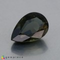 Natural Kornerupine 3.80 Carats Honey Green Pear 11x8 mm Loose Gemstone - Image 1