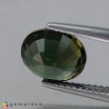 Natural Kornerupine 2.39 Carats Honey Green Oval 9x8 mm Loose Gemstone - Image 2