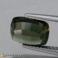 Natural Kornerupine 2.40 Carats Honey Green Cushion 9x7 mm Loose Gemstone - Image 2