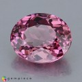Natural Malaya garnet 1.66 Carats Purplish Pink Oval 8x6 mm Loose Gemstone - Image 2