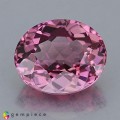 Natural Malaya garnet 1.66 Carats Purplish Pink Oval 8x6 mm Loose Gemstone - Image 1