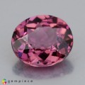 Natural Malaya garnet 1.46 Carats Purplish Pink Oval 7x6 mm Loose Gemstone - Image 1