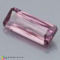 Natural Malaya garnet 2.25 Carats Purplish Pink Emerald Cut 12x5 mm Loose Gemstone - Image 2