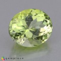 Natural Montebrasite 3.10 Carats Yellowish Green Oval 10x8 mm Loose Gemstone - Image 4