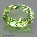 Natural Montebrasite 1.55 Carats Yellowish Green Oval 9x6 mm Loose Gemstone - Image 2