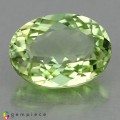 Natural Montebrasite 1.55 Carats Yellowish Green Oval 9x6 mm Loose Gemstone - Image 1