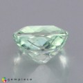 Natural Montebrasite 1.01 Carats Baby Mint Green Antique Cushion 6x6 mm Loose Gemstone - Image 3