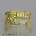 Natural Tourmaline 4 Carats Yellow Fancy  12x8 mm Loose Gemstone - Image 2