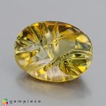 Natural Tourmaline 7.78 Carats Yellow Fancy  15x12 mm Loose Gemstone - Image 4