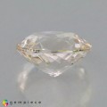 Natural Tourmaline 2.61 Carats Half White Round 9x5 mm Loose Gemstone - Image 2