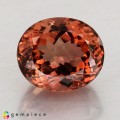 Natural Tourmaline 4.42 Carats Imperial Orange Oval 10x9 mm Loose Gemstone - Image 1