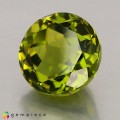 Natural Peridot 7.13 Carats Green Round 11x8 mm Loose Gemstone - Image 3
