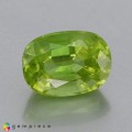 Natural Peridot 5.31 Carats Yellowish Green Oval Cushion 12x9 mm Loose Gemstone - Image 4