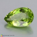 Natural Peridot 4.51 Carats Yellowish Green Pear 14x11 mm Loose Gemstone - Image 3