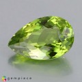 Natural Peridot 4.51 Carats Yellowish Green Pear 14x11 mm Loose Gemstone - Image 1