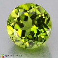Natural Peridot 4.63 Carats Green Round 10x7 mm Loose Gemstone - Image 4