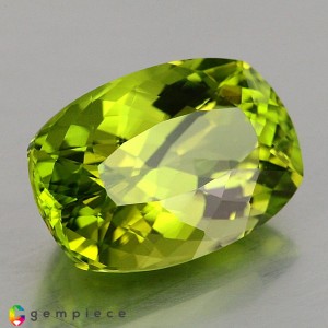 peridot  5.78cts - 13x9mm