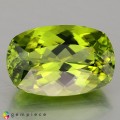 Natural Peridot 5.78 Carats Green Cushion 13x9 mm Loose Gemstone - Image 1