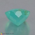 Natural Peru opal 5.14 Carats Paraiba Blue Green Round 13x9 mm Loose Gemstone - Image 2