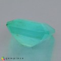 Natural Peru opal 2.31 Carats Paraiba Blue Green Emerald 9x8 mm Loose Gemstone - Image 3