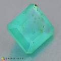 Natural Peru opal 2.31 Carats Paraiba Blue Green Emerald 9x8 mm Loose Gemstone - Image 4