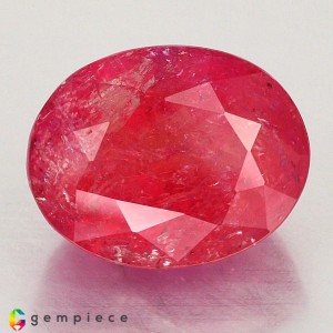 pezzottaite  10.40cts - 14x11mm