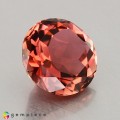 Natural Tourmaline 2.67 Carats Champagne Pink Round 9x5 mm Loose Gemstone - Image 4
